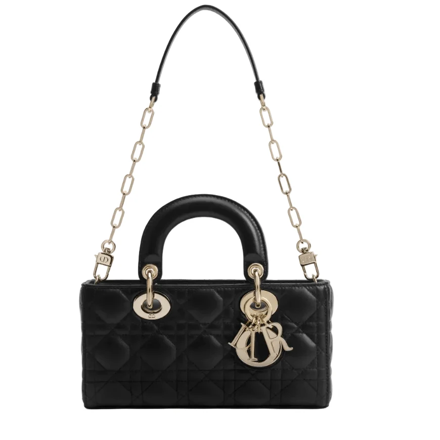 Dior Small Lady D-Joy Bag Black Cannage Lambskin - Image 4