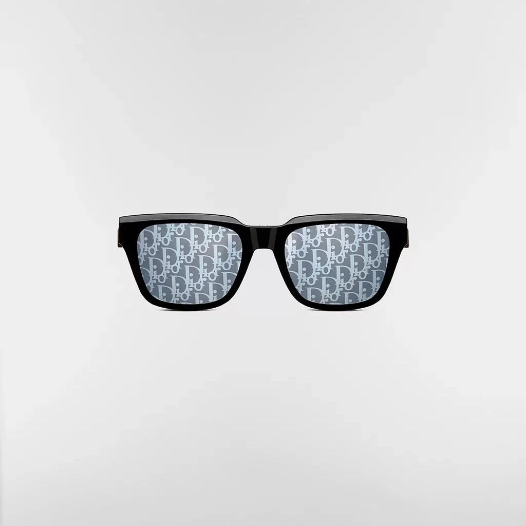 Dior B23 S1I Black Rectangular Sunglasses - Image 2