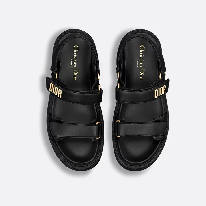 Dior Act Platform Sandal Black Lambskin - Image 3