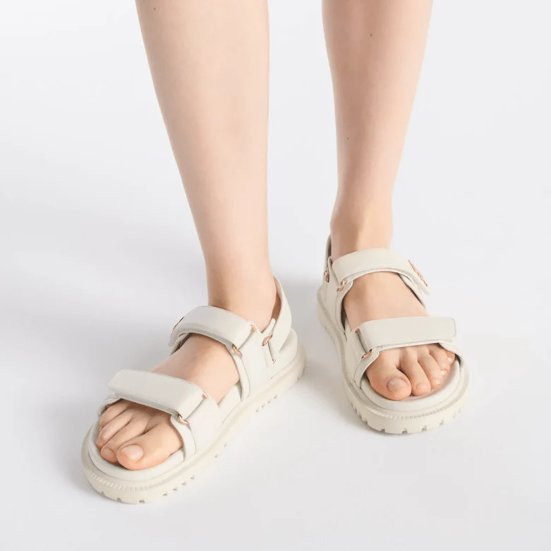 Dior Dioract Sandal White Lambskin - Image 2