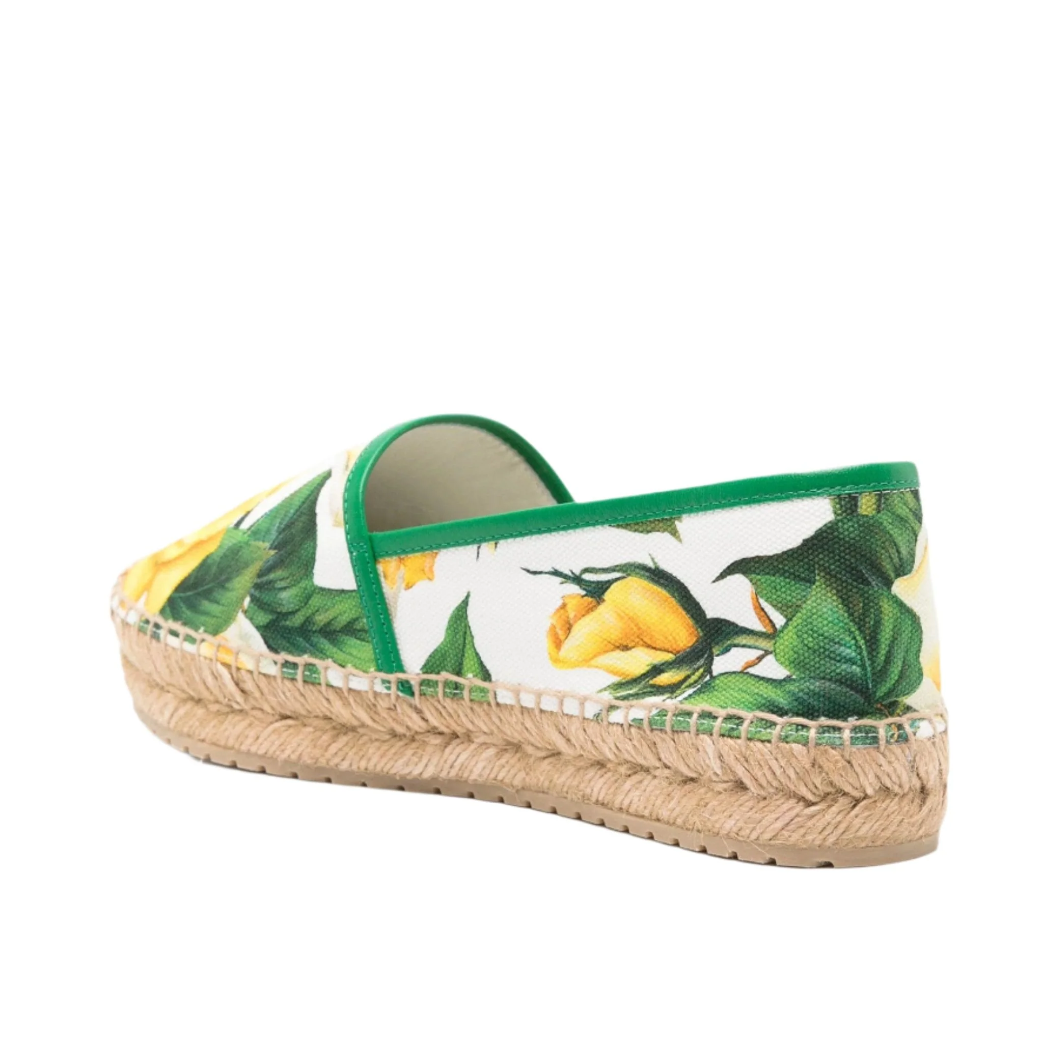 Dolce & Gabbana Floral-Print Canvas Espadrilles - Image 3