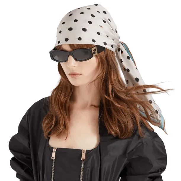 Fendi Black Acetate Sunglasses - Image 2
