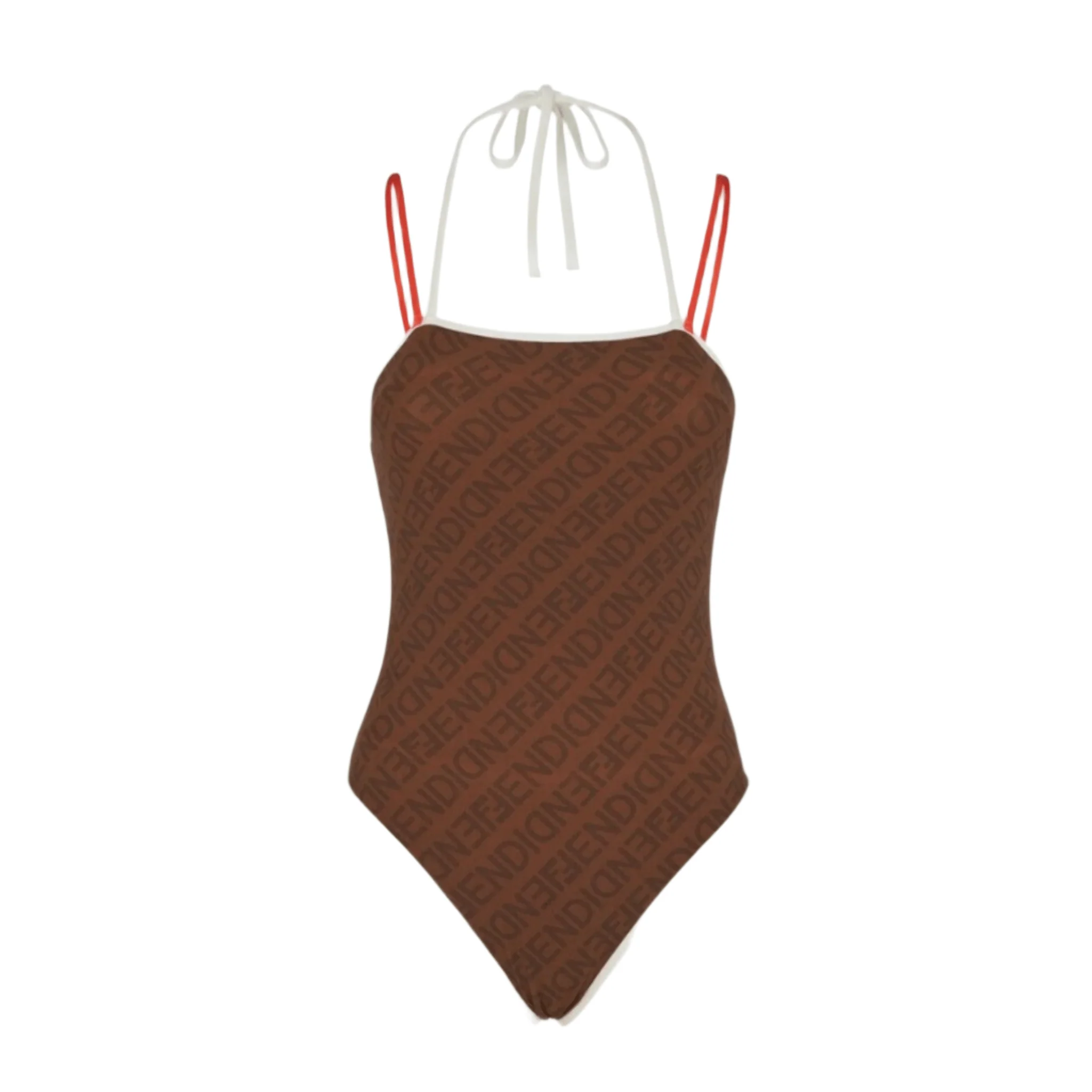 Fendi One-Piece Swimsuit , Brown - Image 4