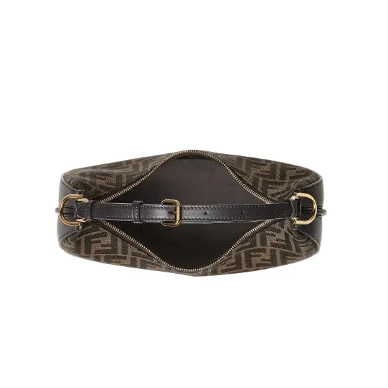 Fendi Graphy Brown FF Fabric Bag - Image 5