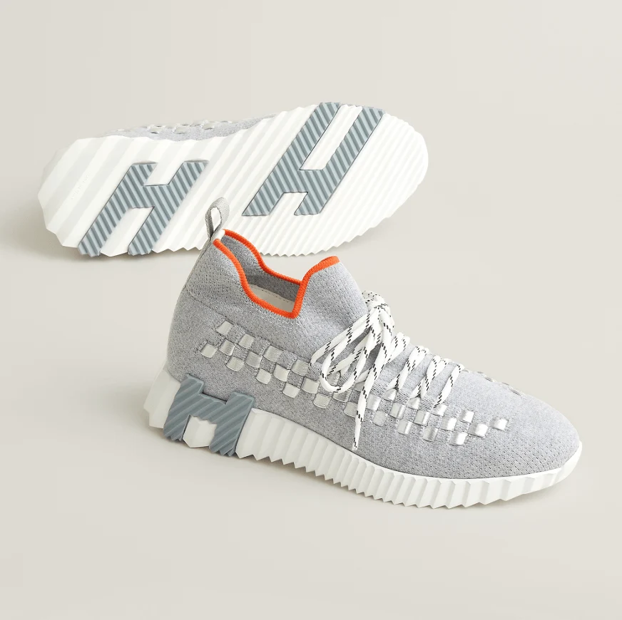 Hermès Flex Slip‑On Sneaker Gray - Image 2