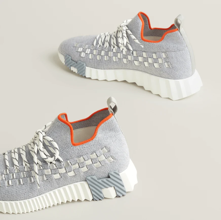 Hermès Flex Slip‑On Sneaker Gray - Image 5