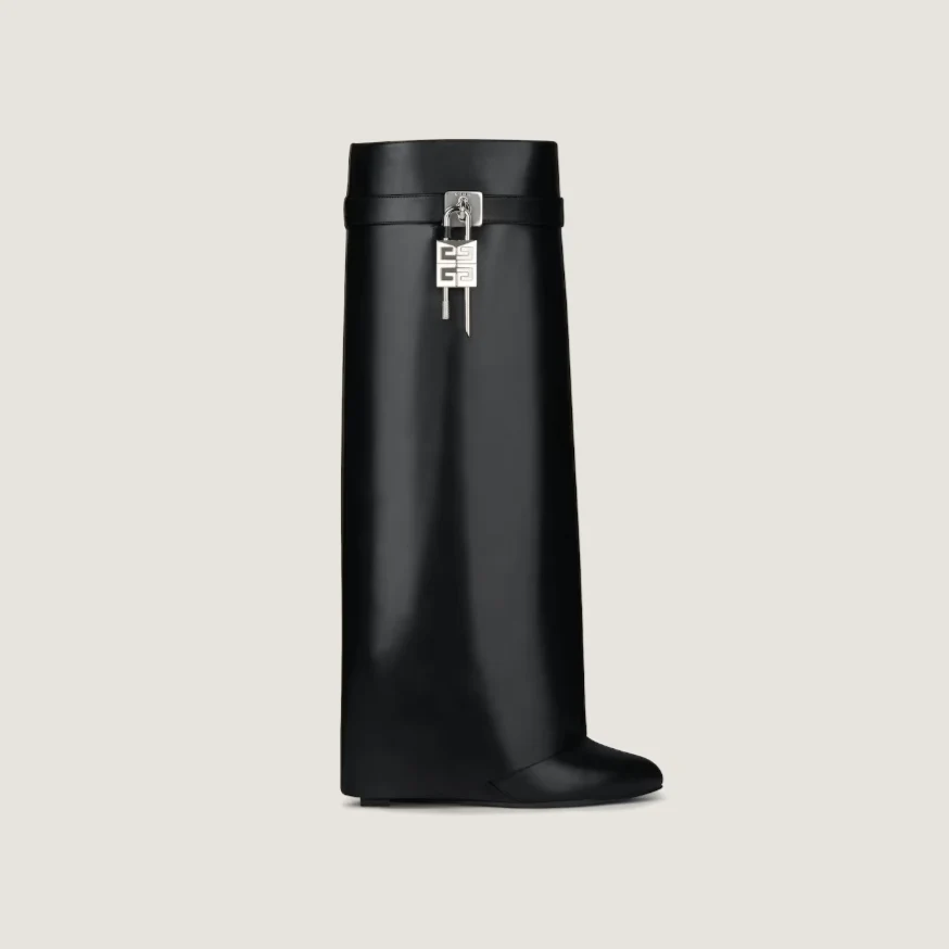 Givenchy Leather Shark Boots - Image 2