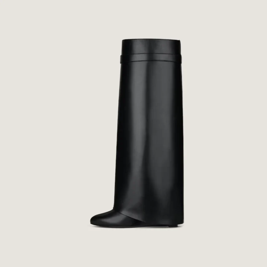 Givenchy Leather Shark Boots - Image 5
