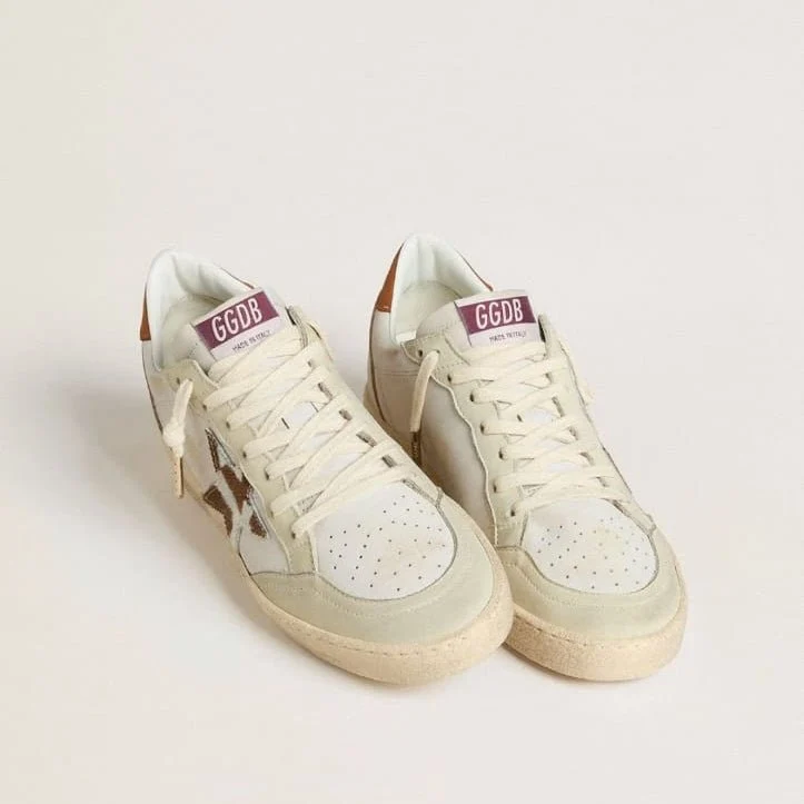 Golden Goose Ball Star With Animal-Print Pony Skin Star - Image 2