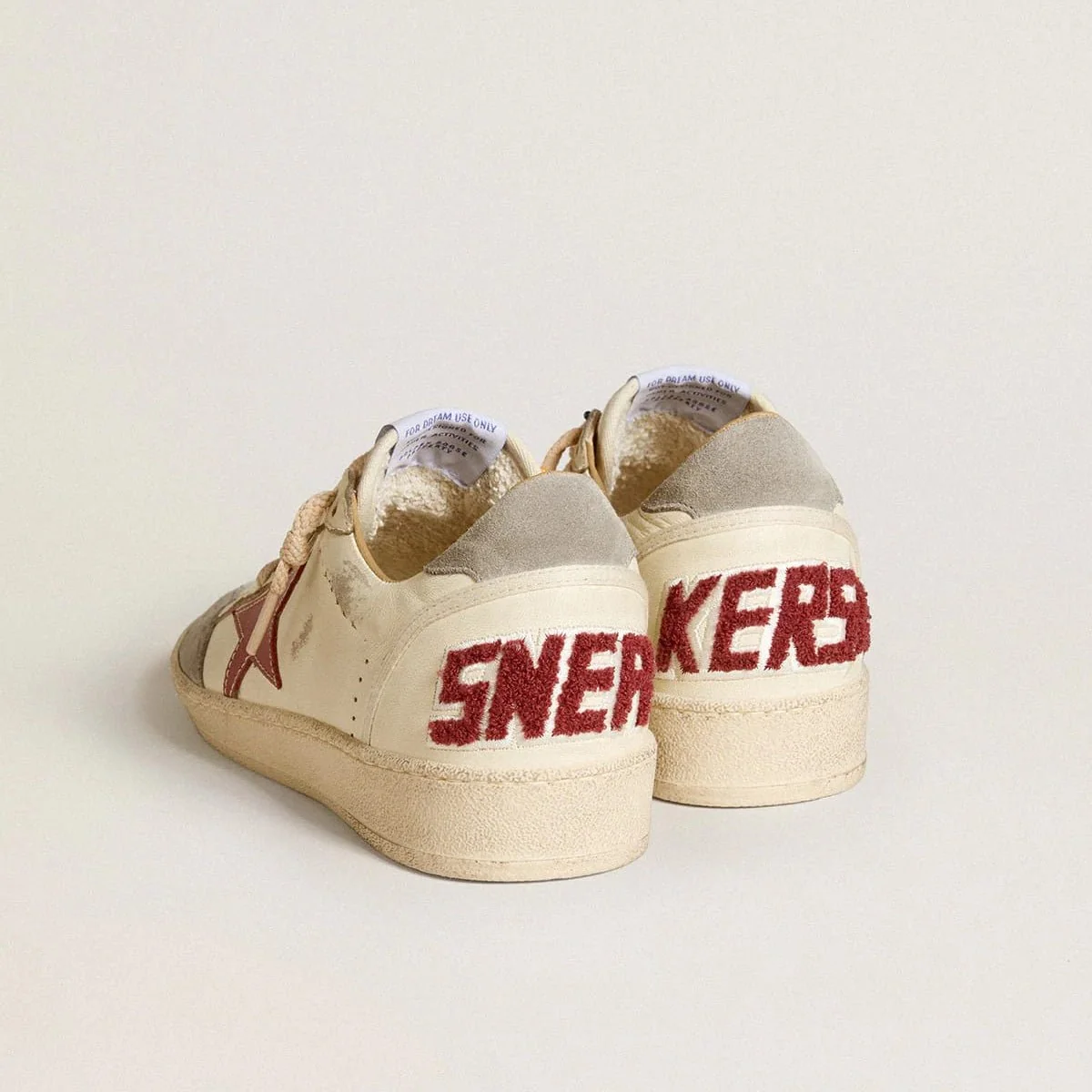 Golden Goose In Nappa With Leather Star And Silver Suede - Image 4