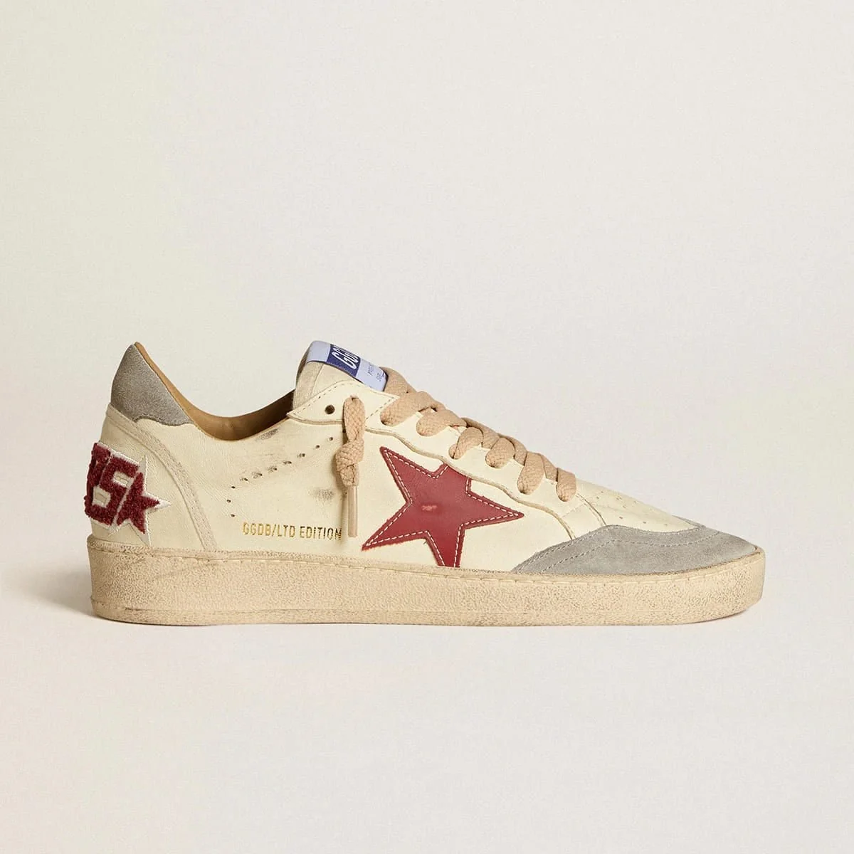 Golden Goose In Nappa With Leather Star And Silver Suede - Image 5