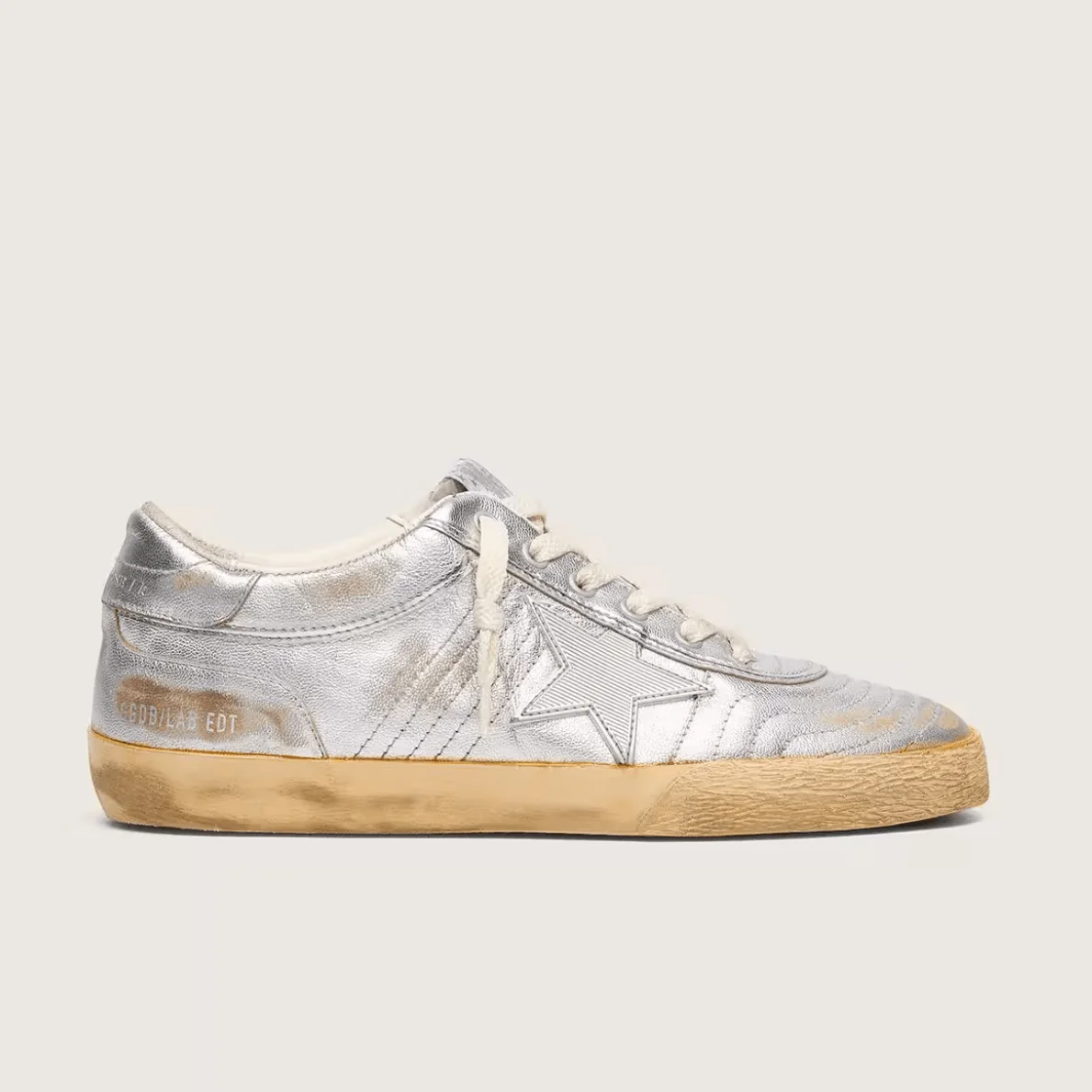 Golden Goose Super-Star LAB in Metallic Nappa With Silver TPU Star - Image 2