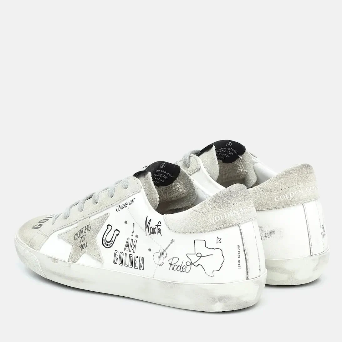 Golden Goose Super-Star Leather Sneakers - Image 4