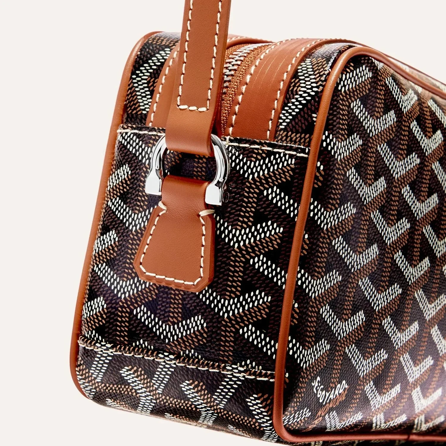 Goyard Cap-Vert PM Bag Black & Tan - Image 4