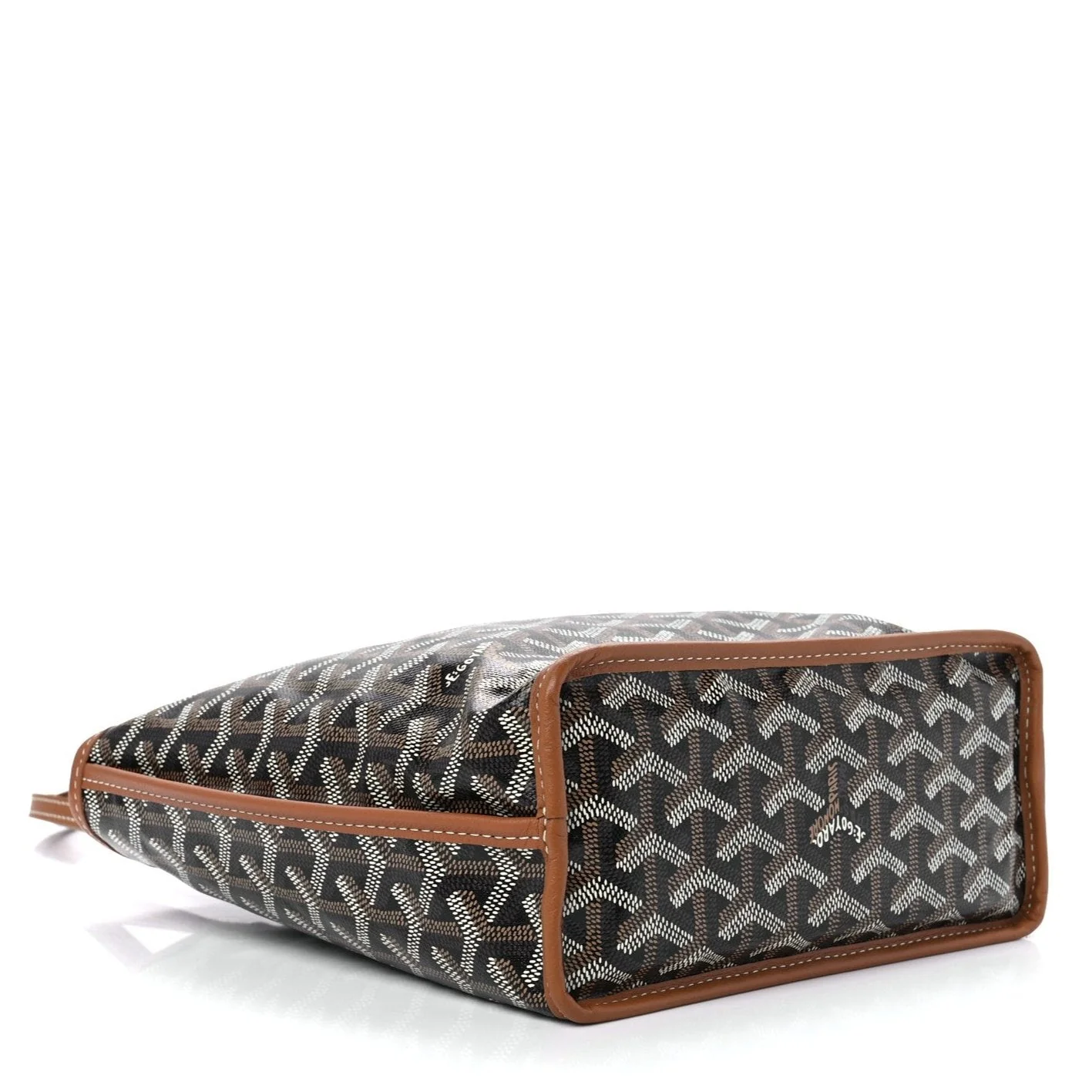 Goyard Goyardine Black Gold Anjou Small Reversible - Image 2
