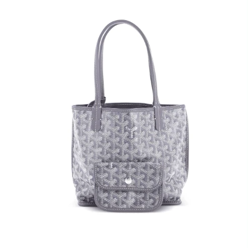 Goyard Small Reversible Canvas Bag With a Shoulder Strap - Image 5