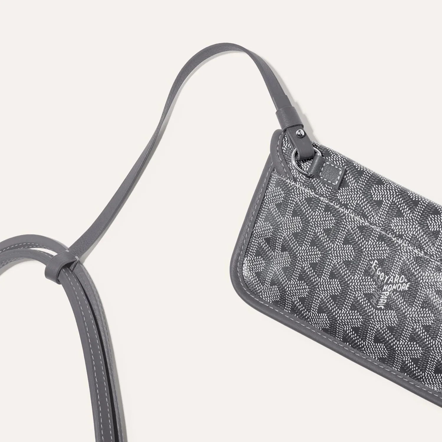 Goyard Saint Louis MM Bag Tote With Pochette Grey - Image 5