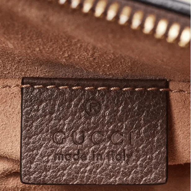 Gucci Coated Canvas And Leather Small Ophidia Boston Bag - Image 5