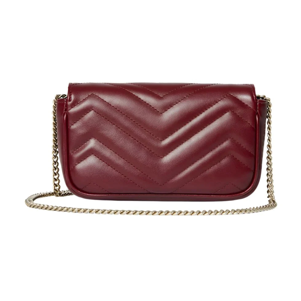 Gucci GG Marmont Super Mini Leather Shoulder Bag - Image 2