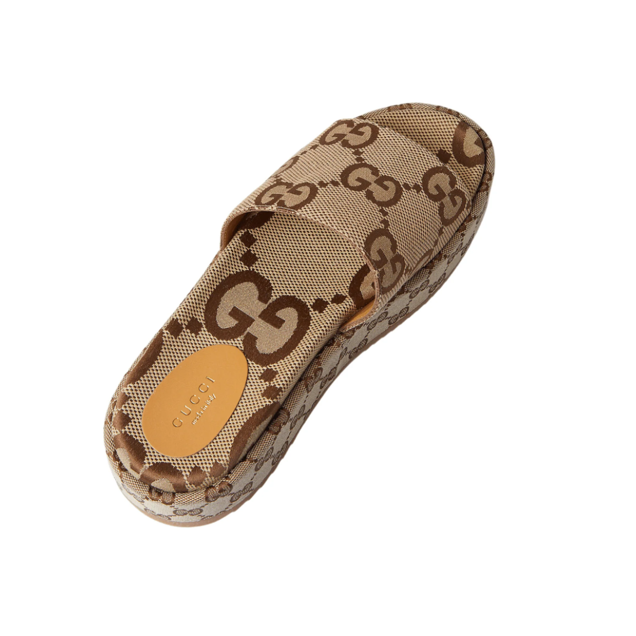Gucci GG Maxi Canvas Platform Slides - Image 2