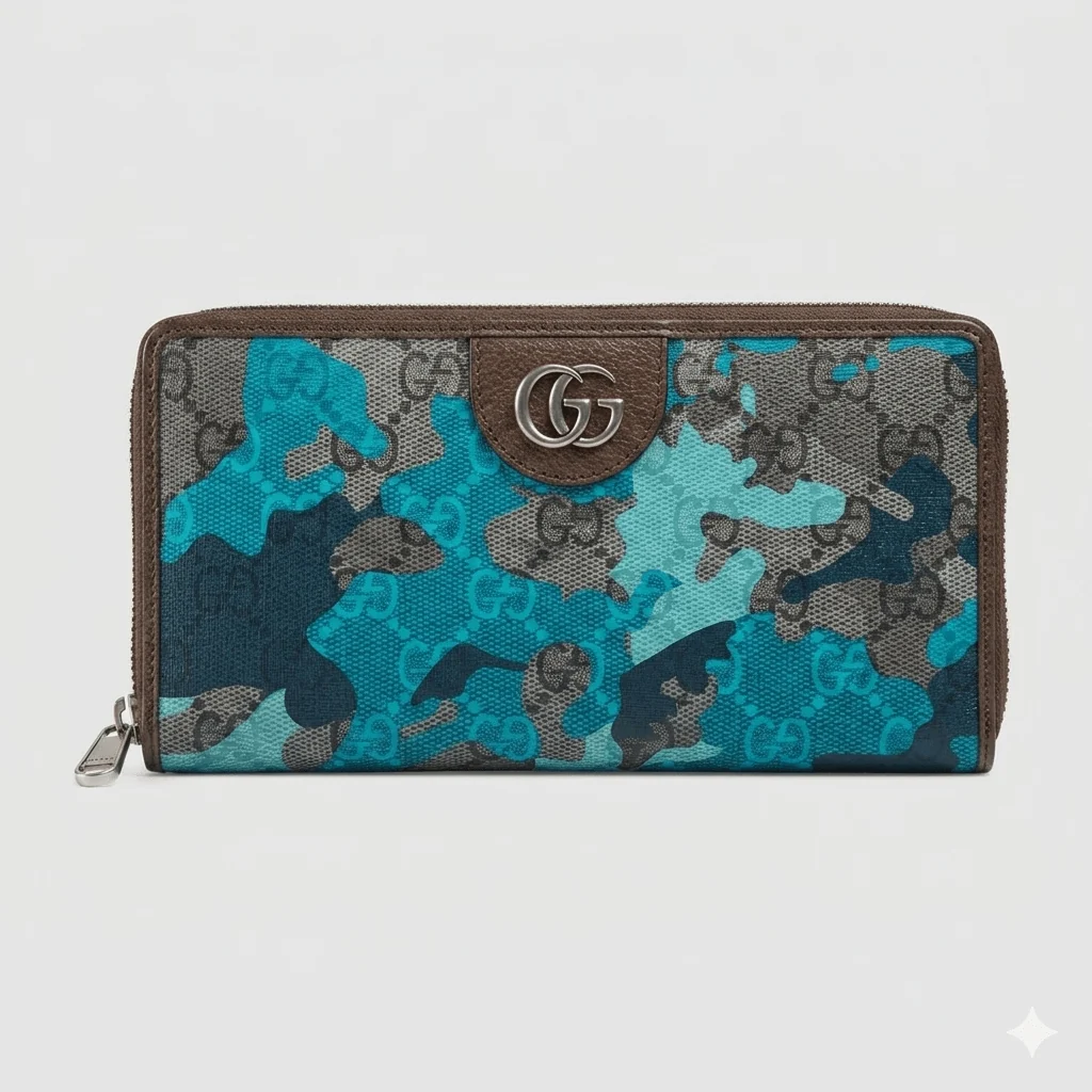 Gucci GG Zip-Around Wallet Canvas