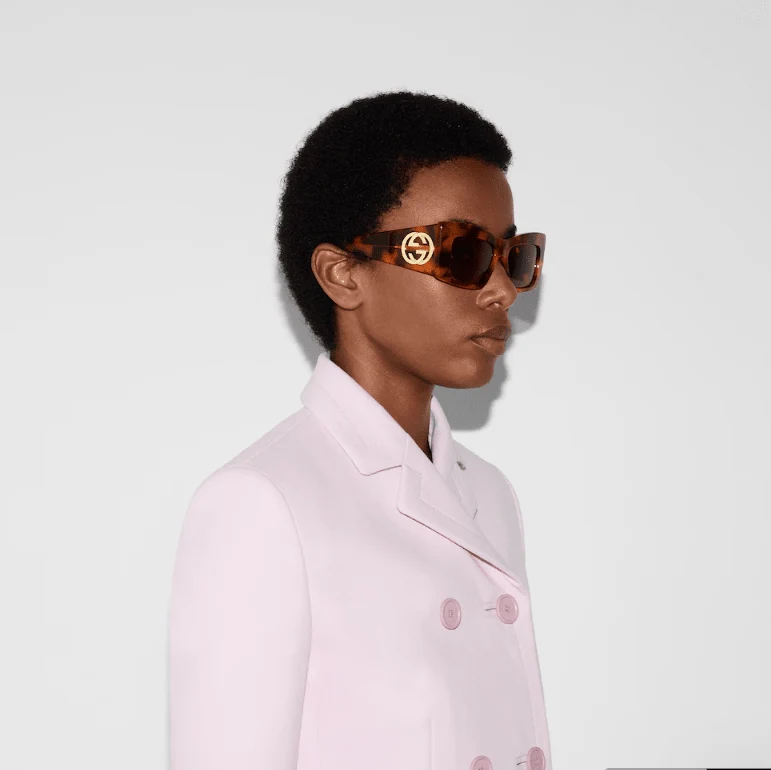 Gucci Interlocking G Tortoiseshell Sunglasses - Image 3