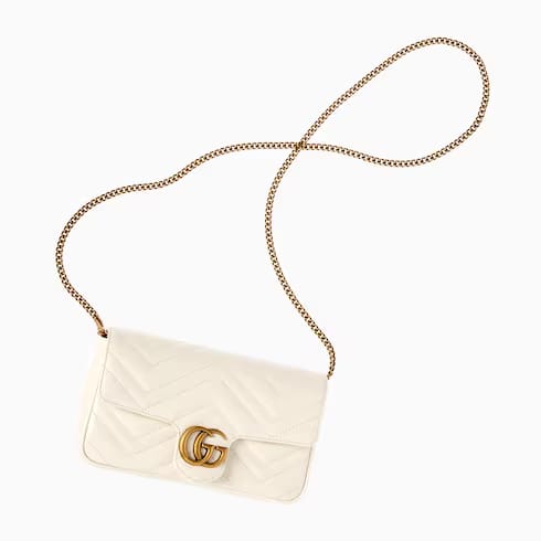 Gucci Marmont Mini Bag White Leather - Image 4