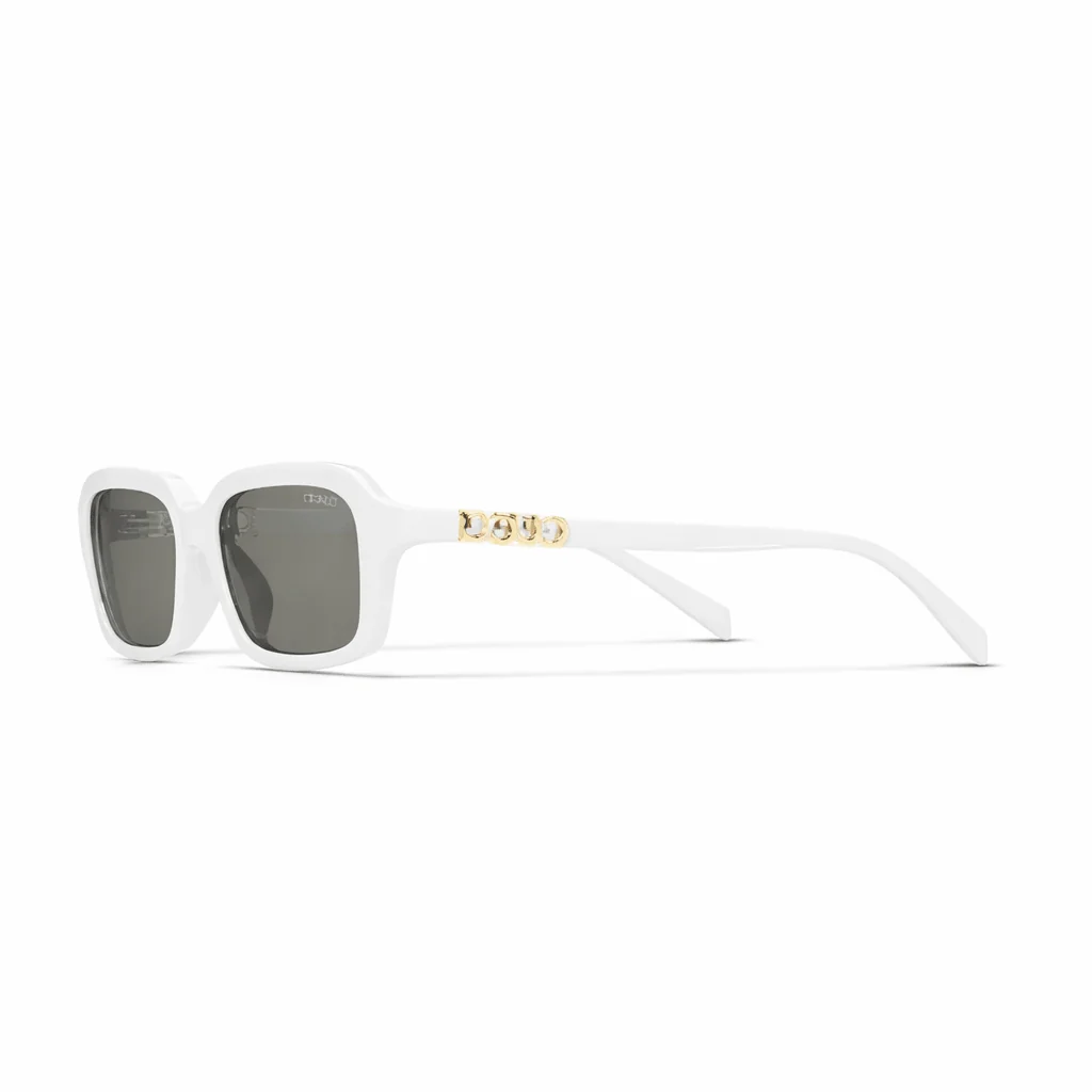 Gucci Rectangular Frame Sunglasses White