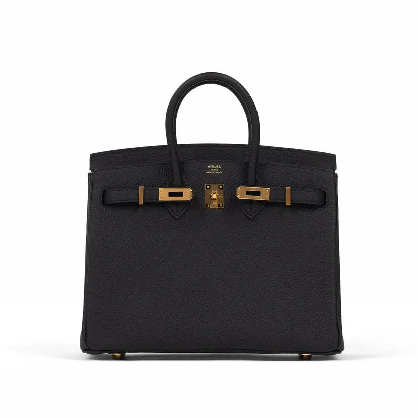 Hermès Birkin 25 Black in Togo Leather With Gold Hardware - Image 2