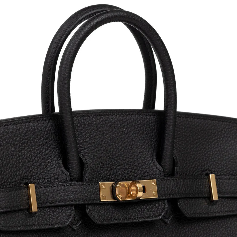 Hermès Birkin 25 Black in Togo Leather With Gold Hardware - Image 3