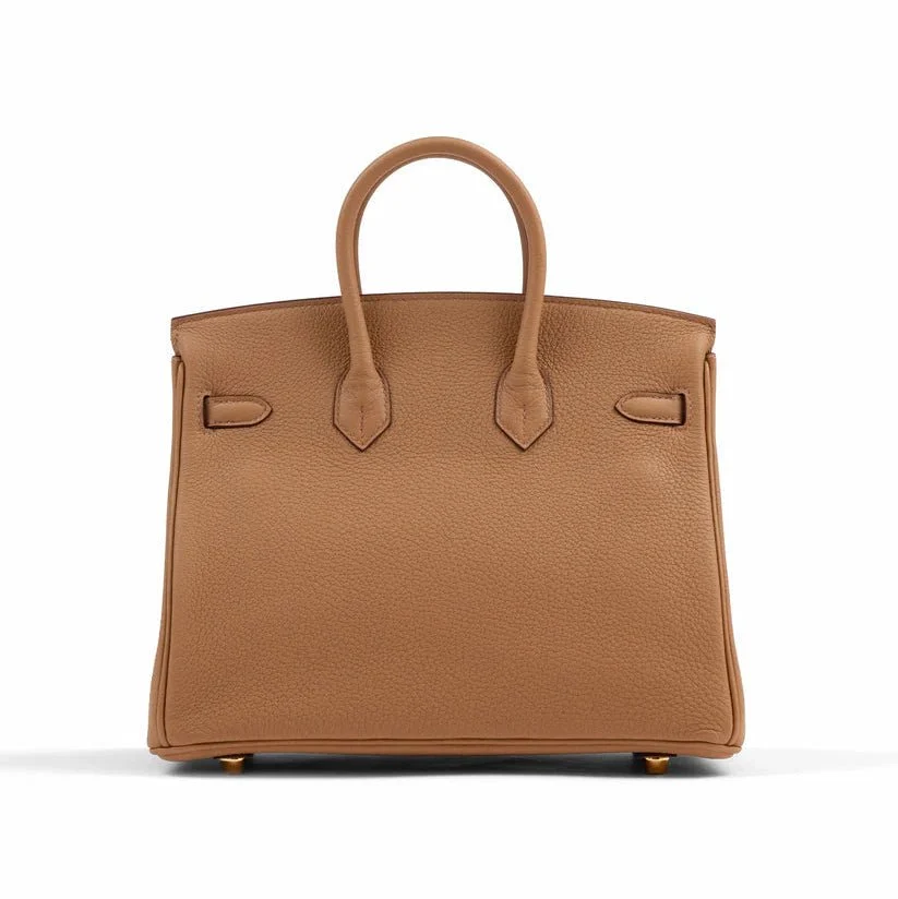 Hermès Birkin 25 Biscuit in Togo Leather With Gold Hardware - Image 3