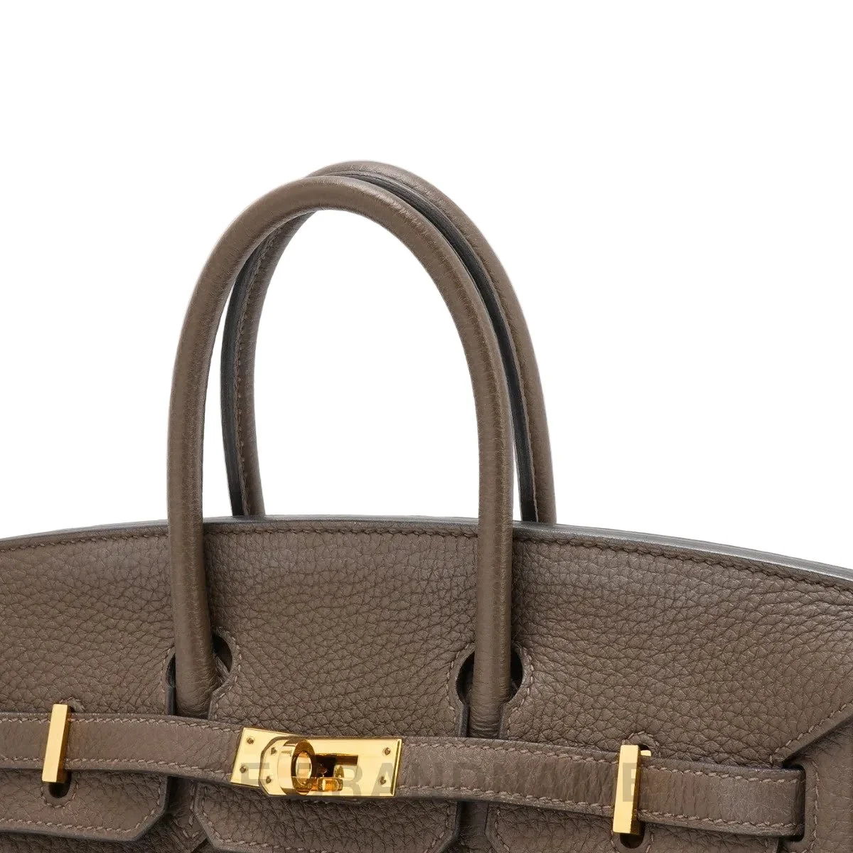 Hermès Birkin 25 in Etoupe Togo Gold Hardware - Image 3