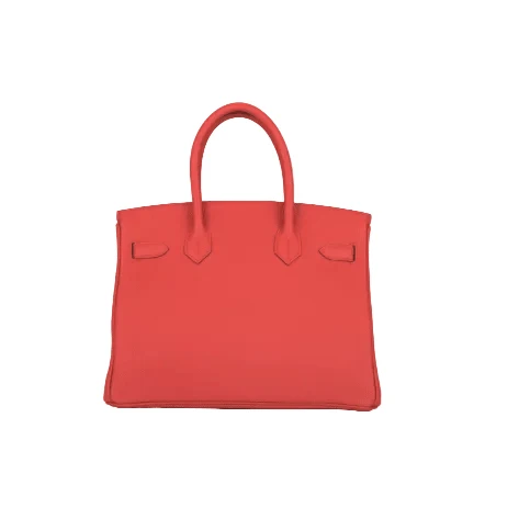 Hermes Birkin 25 Red in Togo Leather With Gold Hardware - Image 3