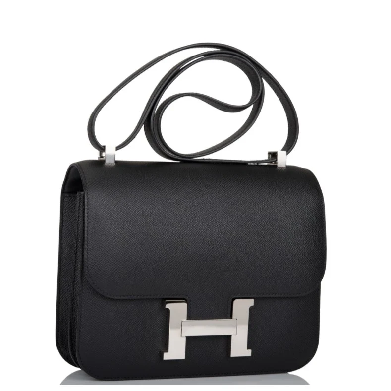 Hermès Bag Constance 24 Black Epsom Palladium - Image 2
