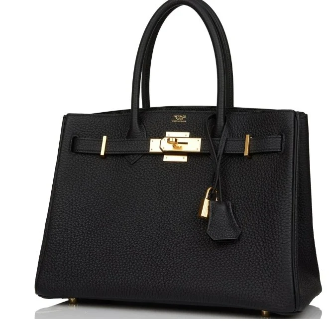 Hermès Birkin 30cm Black Togo Hardware Bag U Stamp - Image 4