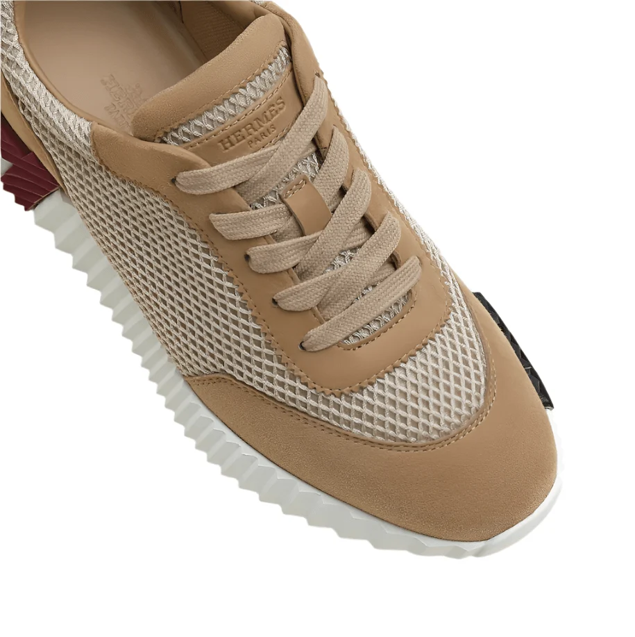 Hermès Bouncing Beige Sneakers - Image 5