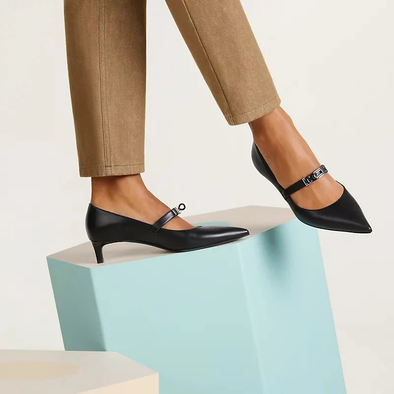 Hermes Bouncing Kiara 40 Pump – Black - Image 2
