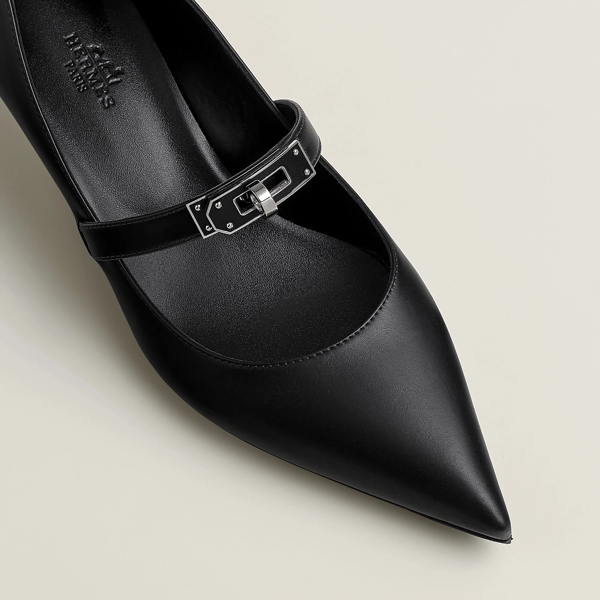 Hermes Bouncing Kiara 40 Pump – Black - Image 5