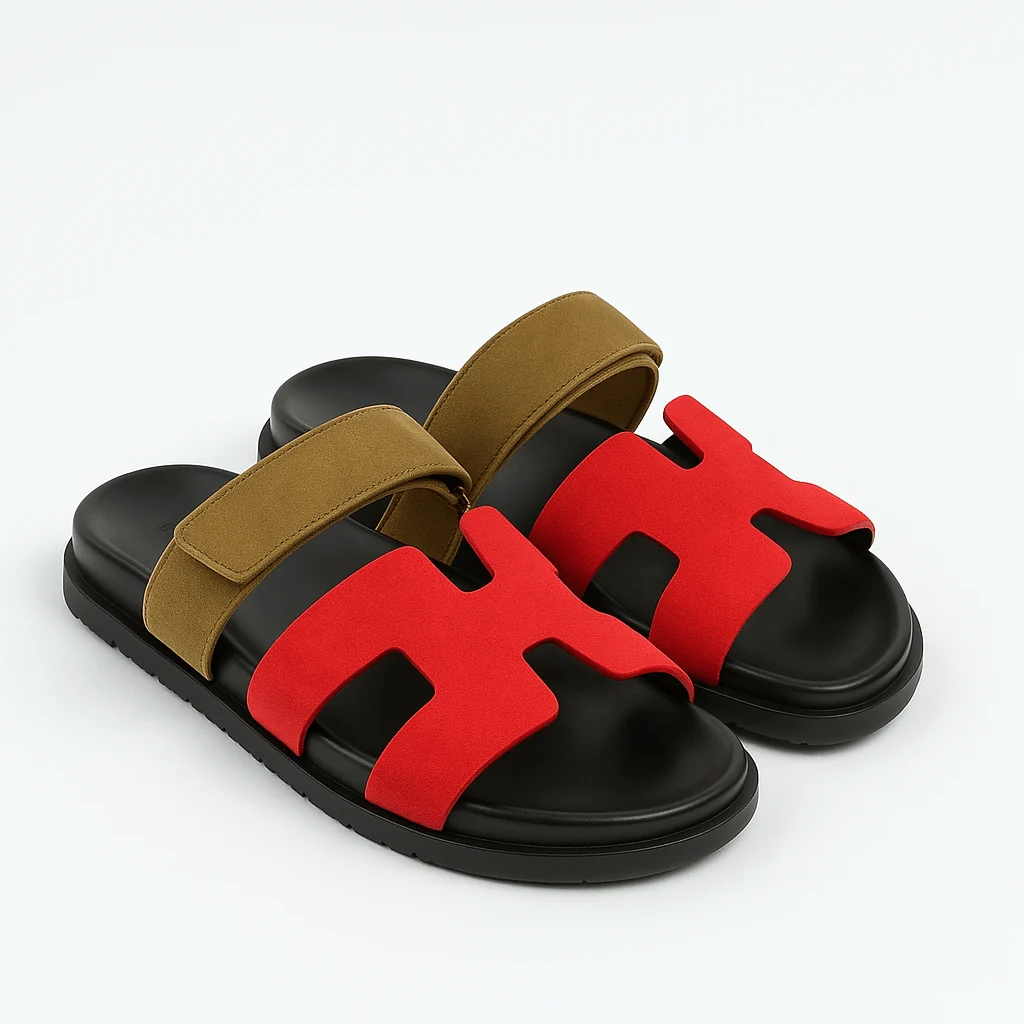 Hermès Chypre Rouge Cinétique Sandal - Image 3