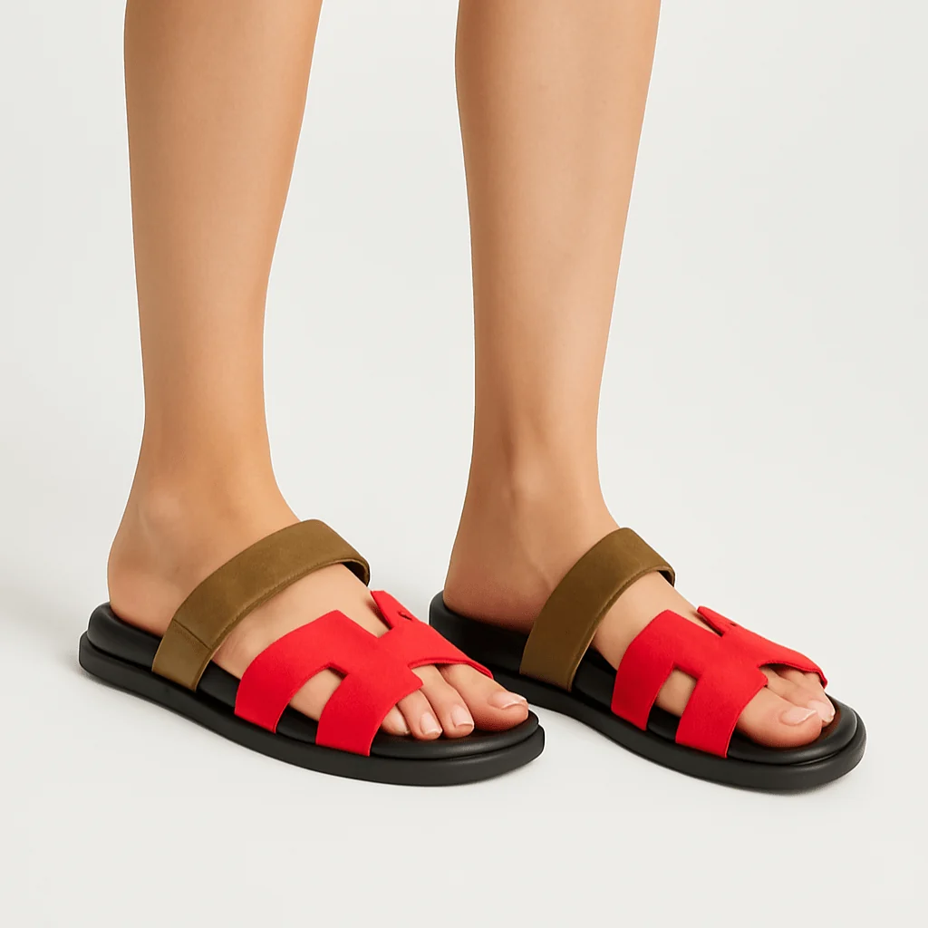 Hermès Chypre Rouge Cinétique Sandal - Image 7