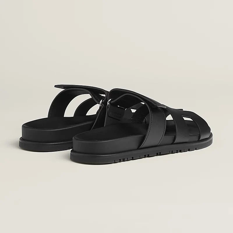 Hermès Chypre Sandal Noir Black Slipper - Image 5