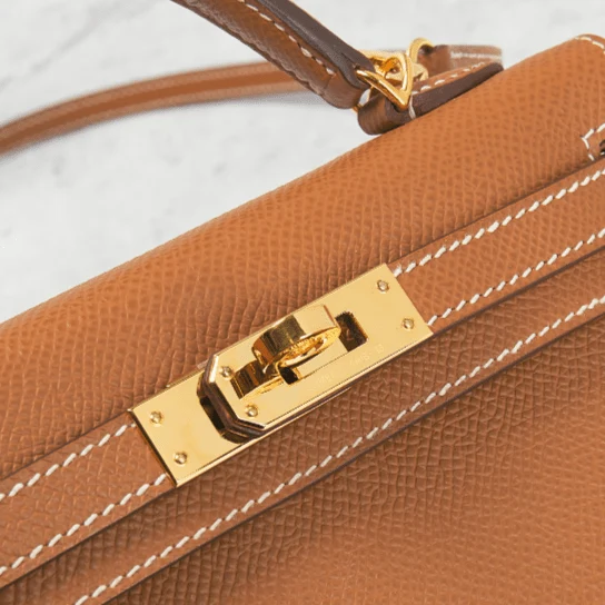 Hermès Epsom Kelly Handbag - Image 4