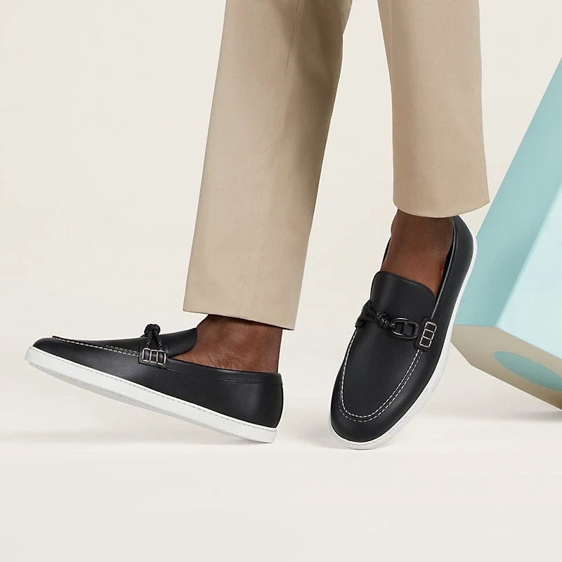 Hermès Ignacio Black Loafers - Image 3