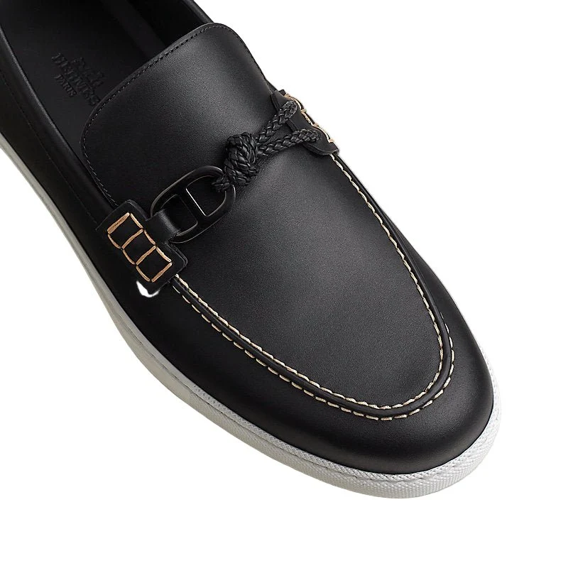 Hermès Ignacio Black Loafers - Image 4