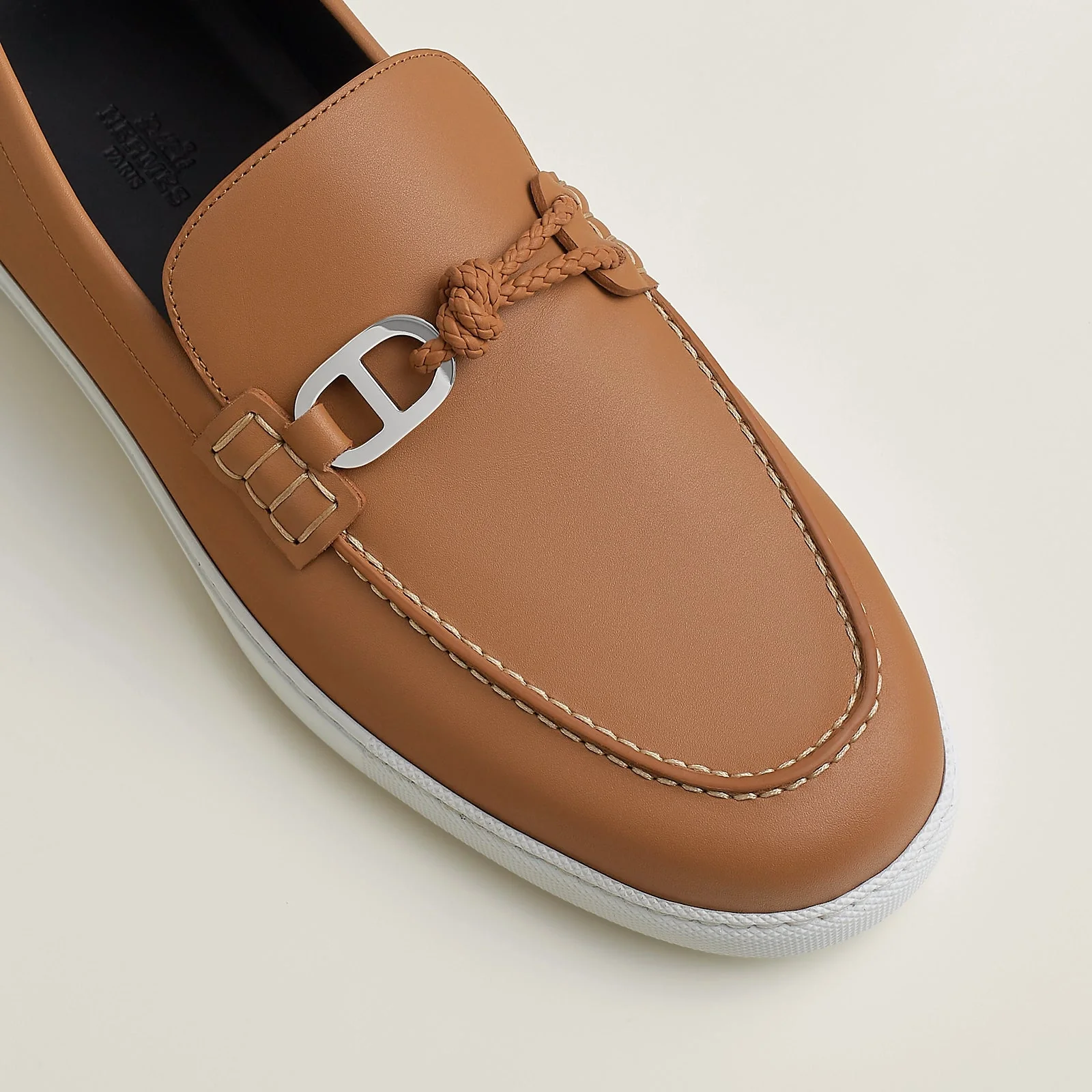 Hermès Ignacio Brown Loafer - Image 3