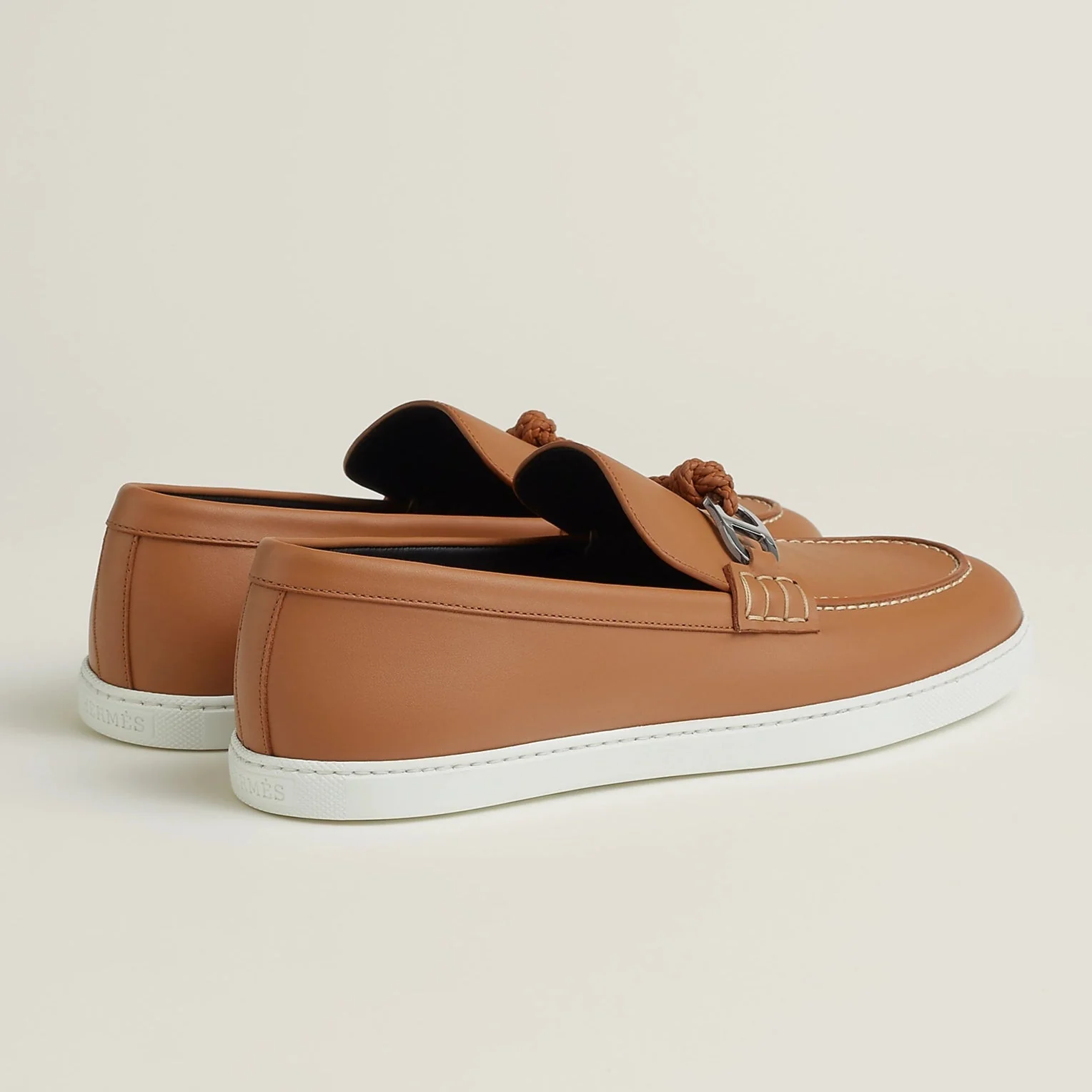 Hermès Ignacio Brown Loafer - Image 5