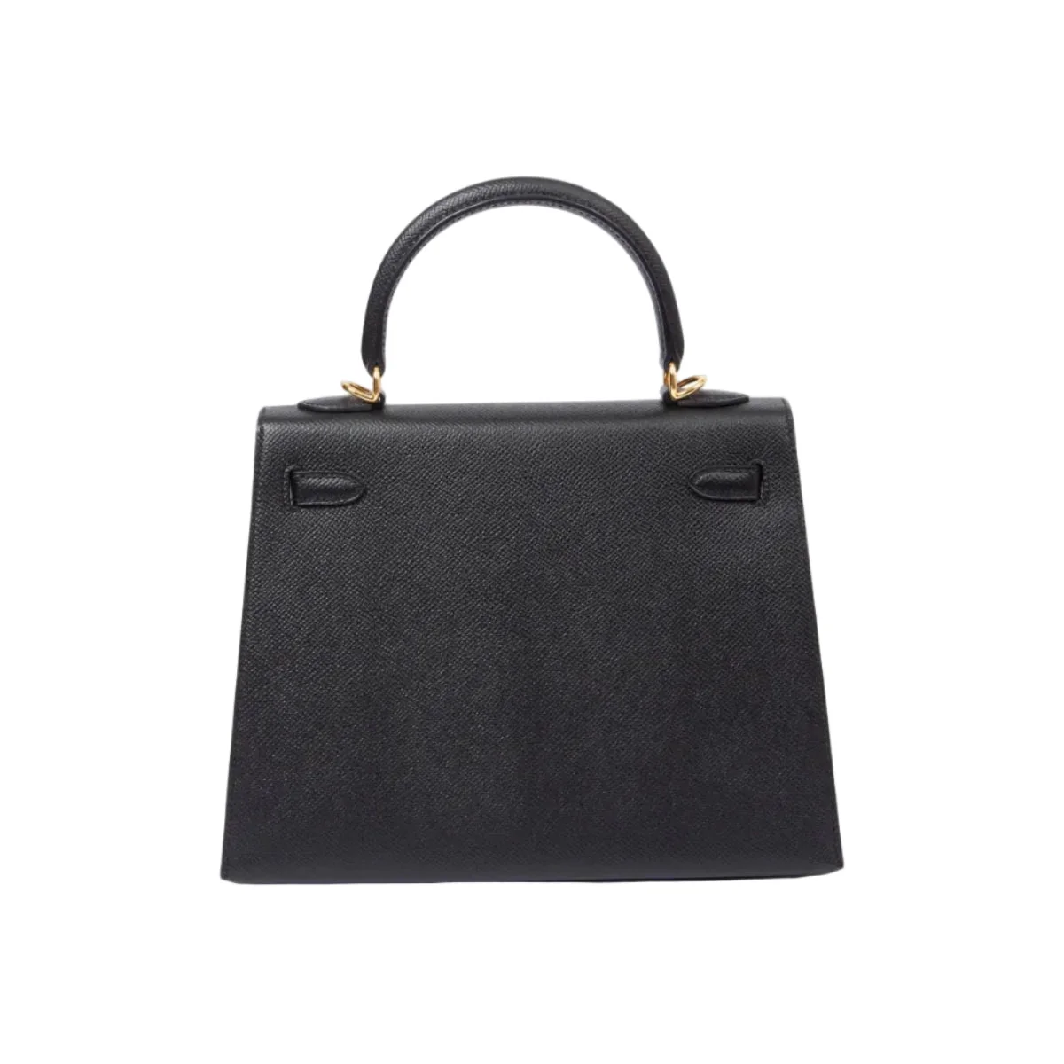 Hermès Kelly 25 Black Epsom Gold Hardware - Image 3