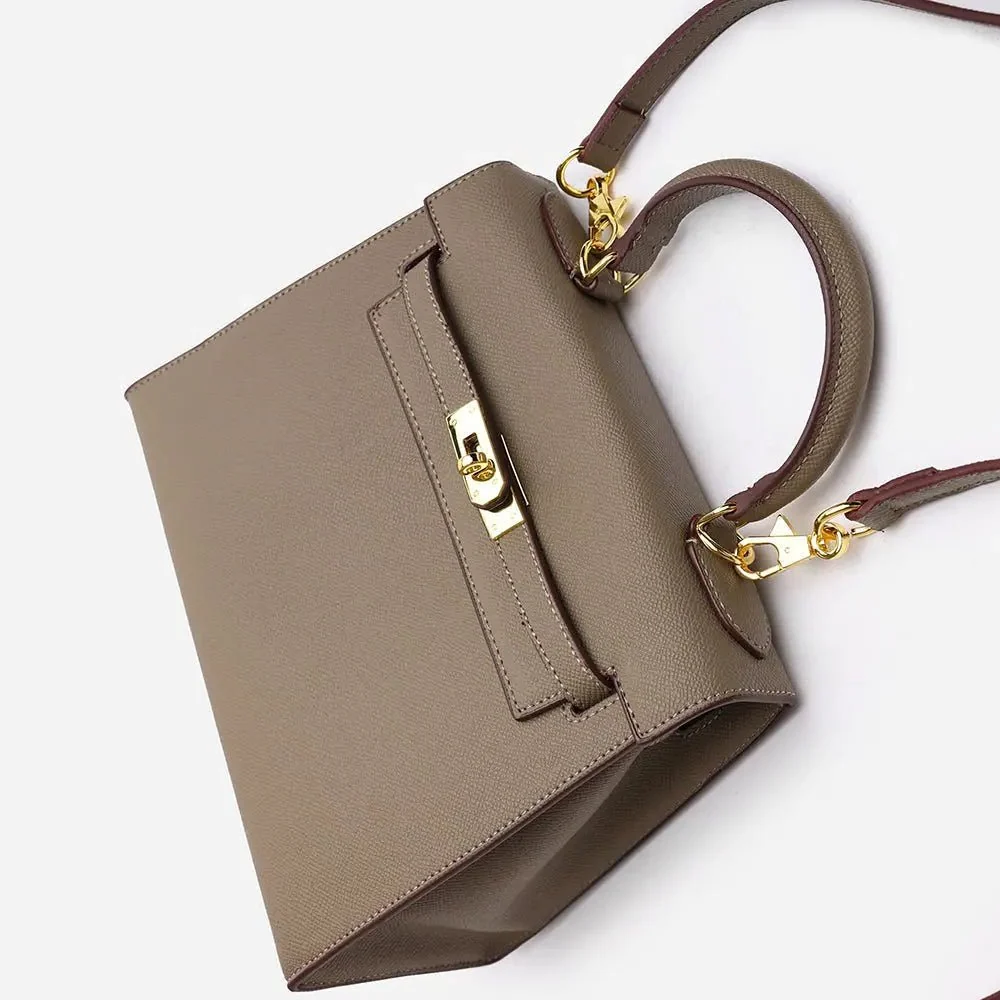 Hermes kelly 25 khaki Epsom Gold Hardware - Image 3