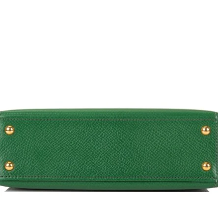Hermès Kelly Mini Shoulder Green Bag - Image 4
