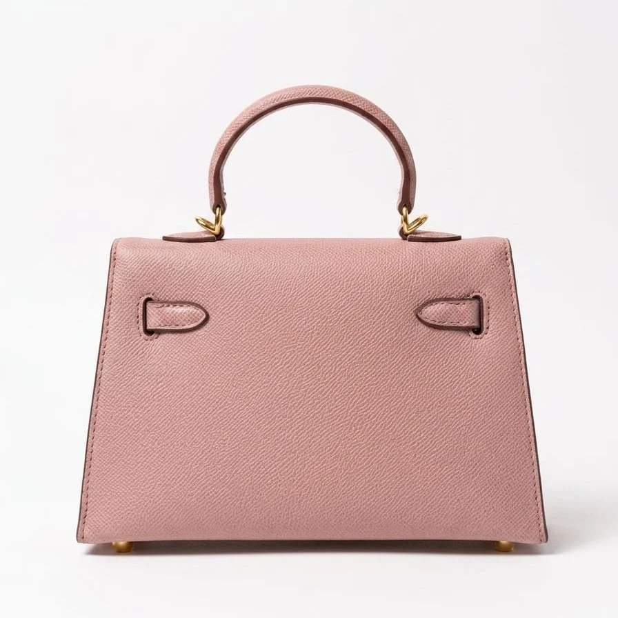 Hermès Mini Kelly Pink Bag Gold Metal - Image 2